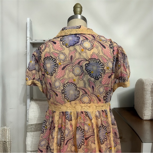 Free People x Anna Sui Rosie Babydoll Dress - Picture 7 of 9